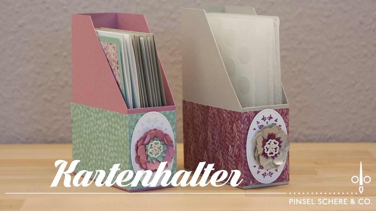 Kartenhalter im Office-Look mit Produkten von Stampin' Up!