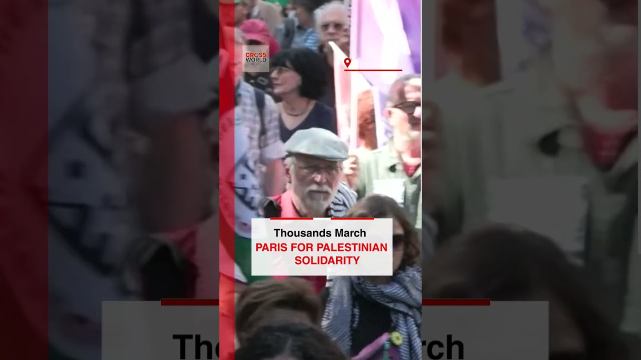 WATCH: Gaza Solidarity March in Paris Sparks Outrage Against Israel Policies