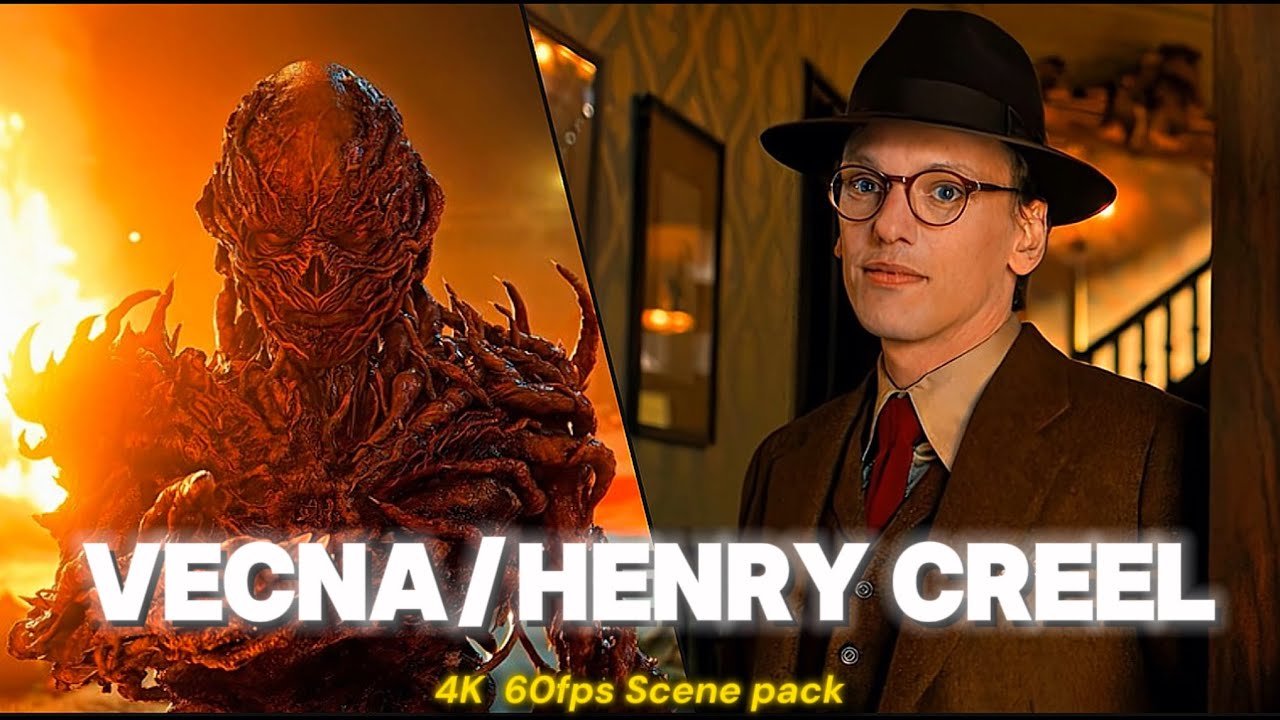 HENRY CREEL/VECNA | 4K 120FPS SCENE PACK |STRANGER THINGS SEASON 5 #foryou