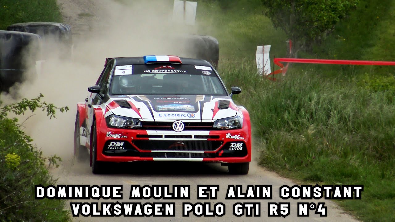 Rallye du Bassin Annonéen 2024 - VW Polo GTI R5 N°4 - Dominique MOULIN et Alain CONSTANT