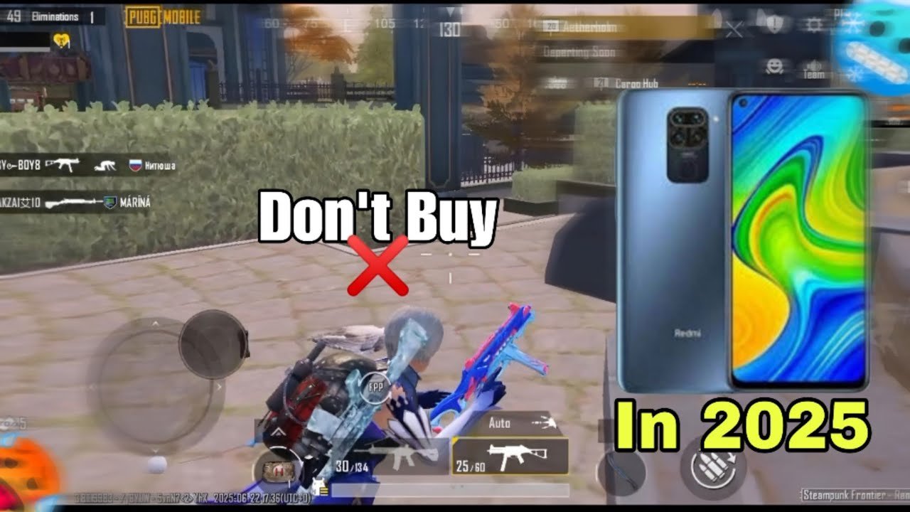 Redmi Note 9 Pubg test in 2025 😍 Lag,heat issues 🥵 | Pubg Mobile |