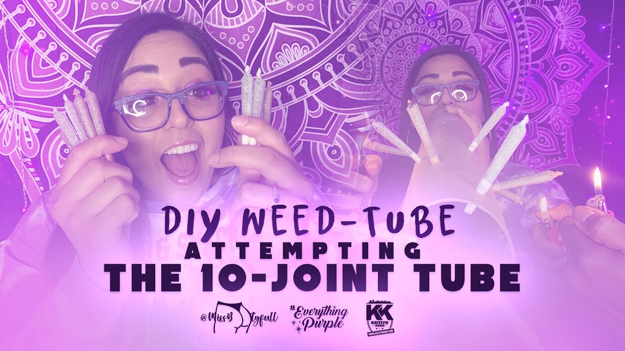 DIY WeedTube 😂 Attempting the 10-Joint Tube!! 🔥🔥