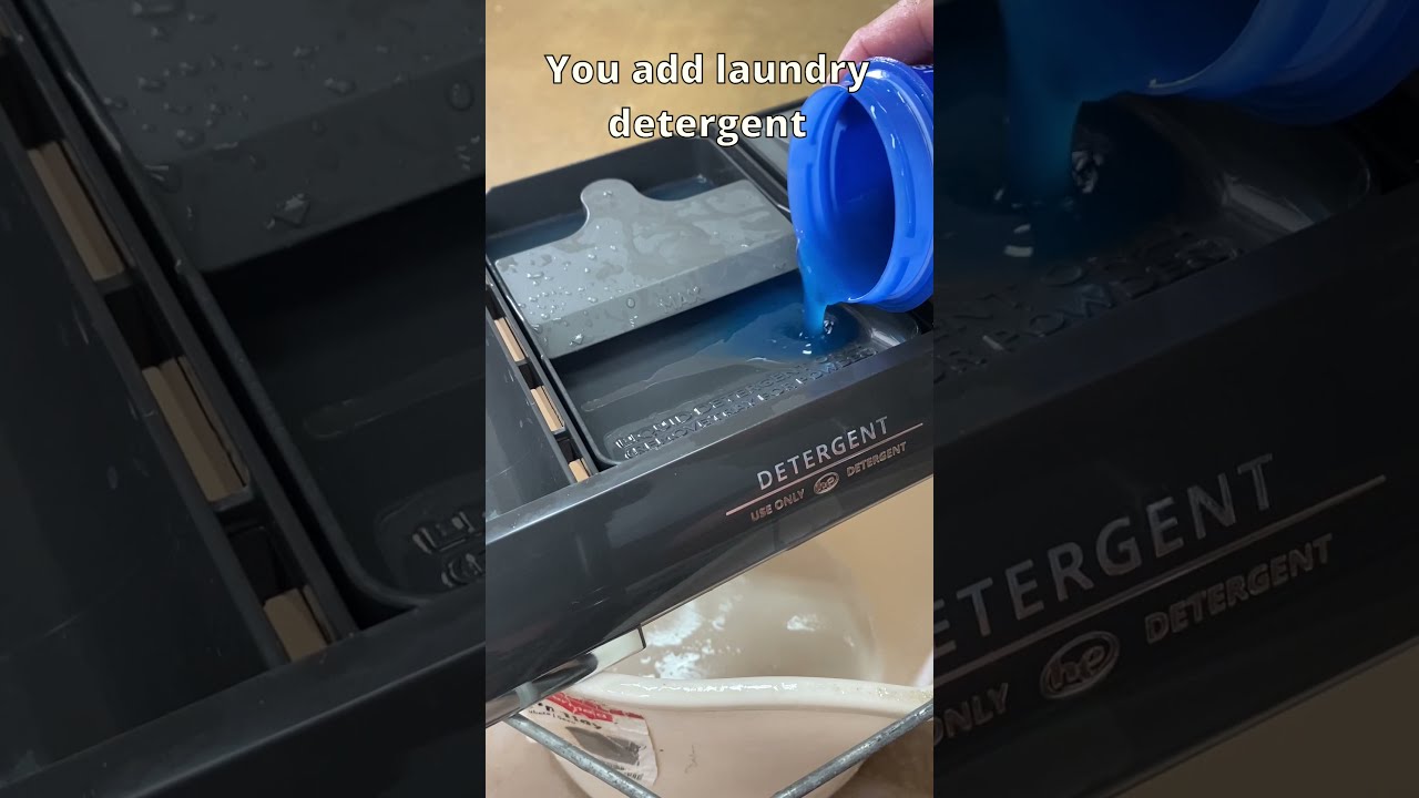 How it Works | Laundry Detergent Dispenser   #shorts