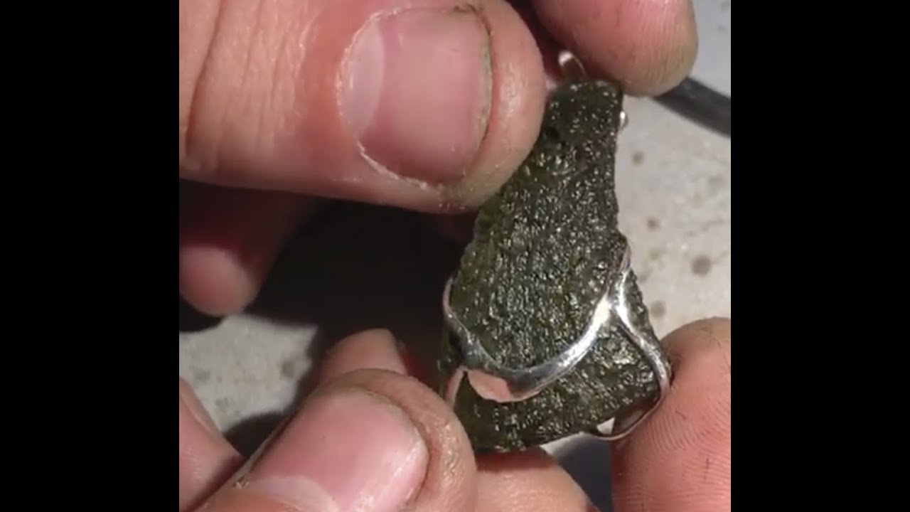 Making Custom Moldavite Jewelry
