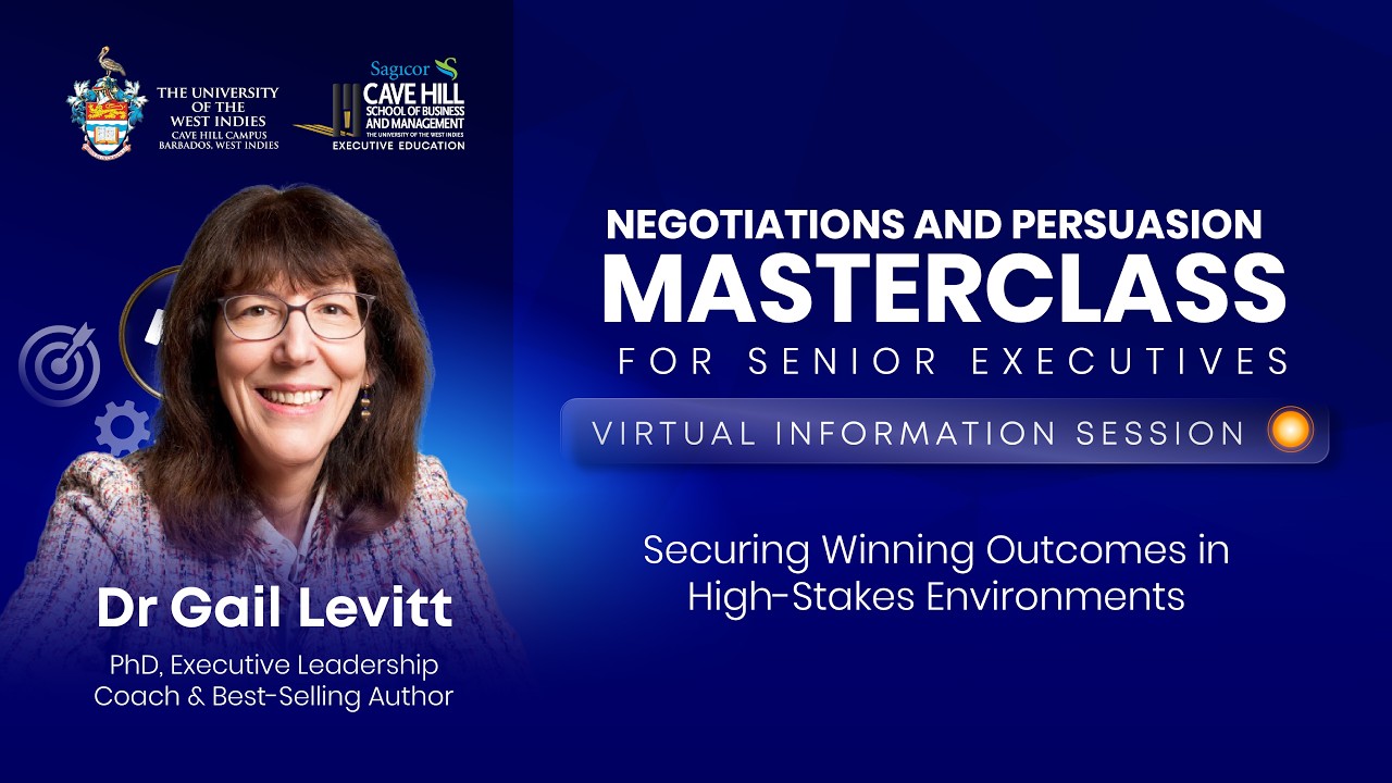 Negotiation Strategy for Senior Leaders | Executive Masterclass Info Session | SCHSBM Webinar