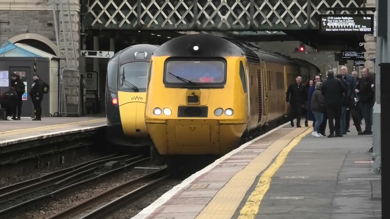 43 062 and 43 013 depart Exeter St. Davids with 2 tones