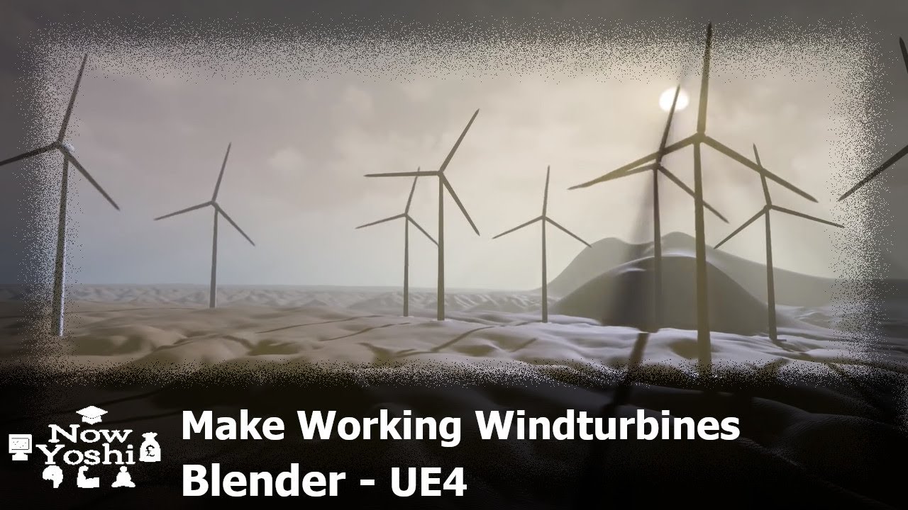 Wind turbine | Tutorial | Blender to Unreal Engine 4