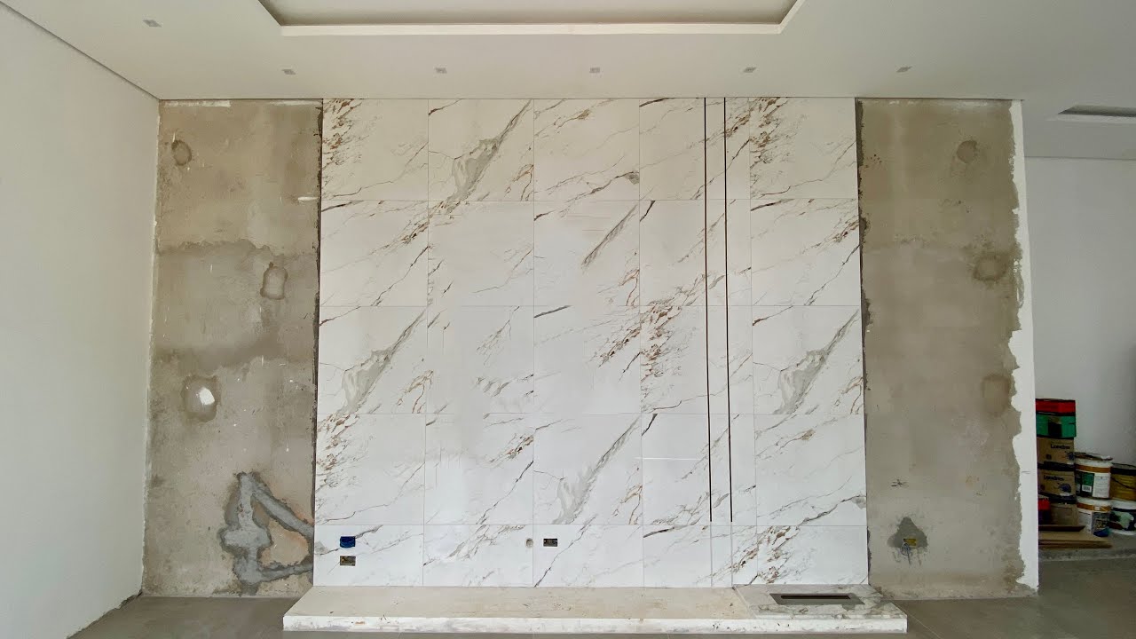 COMO FAZER PAINEL DE PORCELANATO PARA TV - Eduardo Wizard