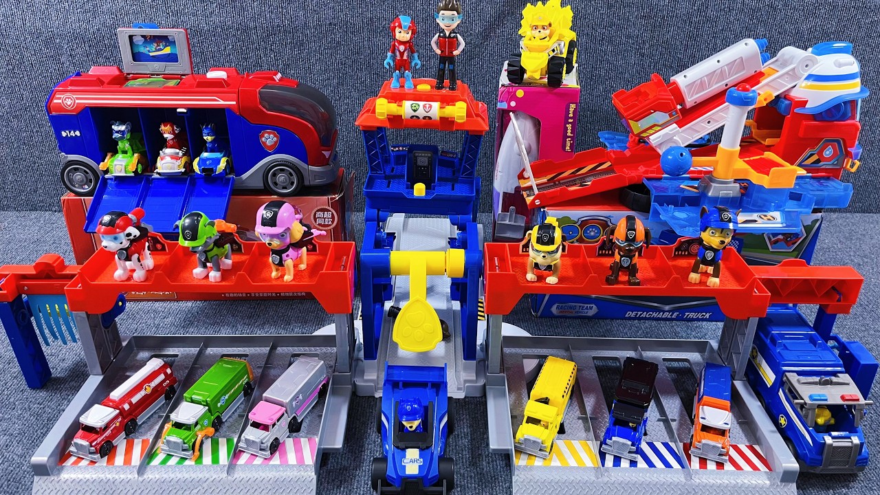 13 Minutes of Satisfying opening of cool paw patrol rescue wheels toys unboxingASMR | Review toys