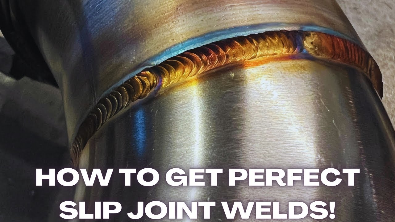 Perfect Tig Welds on Muffler / Slip Joints : Custom Exhaust Fabrication Stainless Steel
