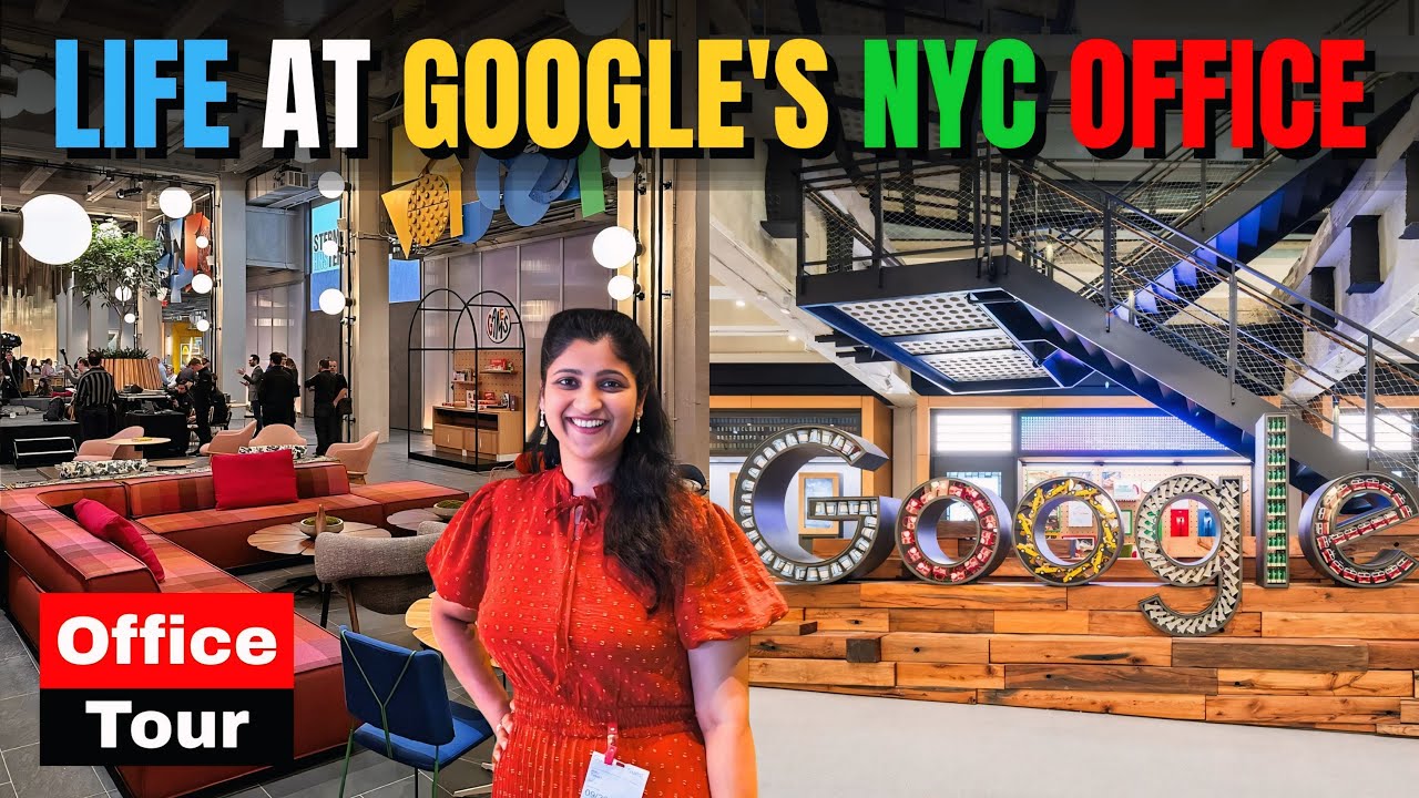 Google NYC Office Tour | Cozy Lounges, Coffee & Amazing Views | Albeli Ritu
