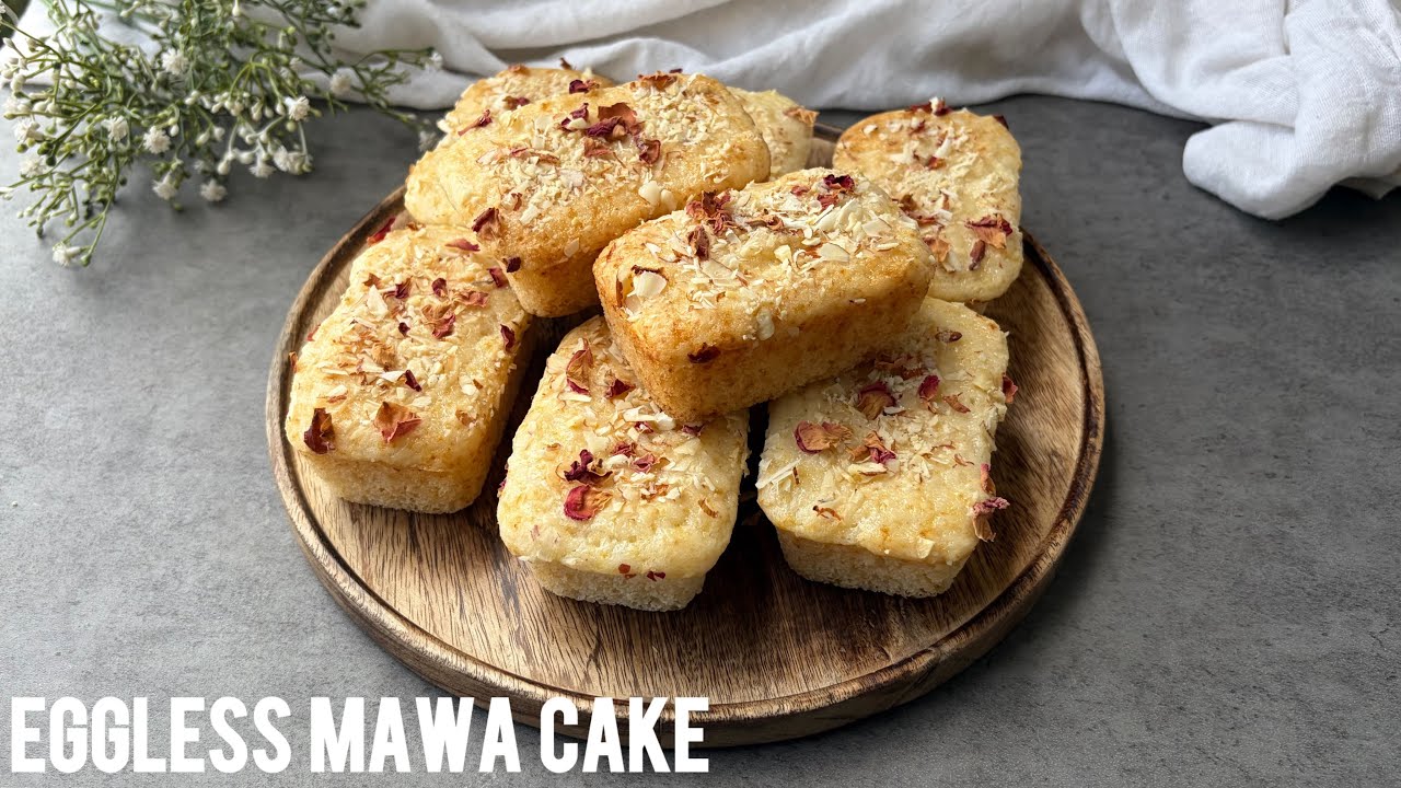 EGGLESS MAWA CAKE | Mawa Tea Cake | Khoya Tea Cake | Eggless Tea Cake | Best Bites