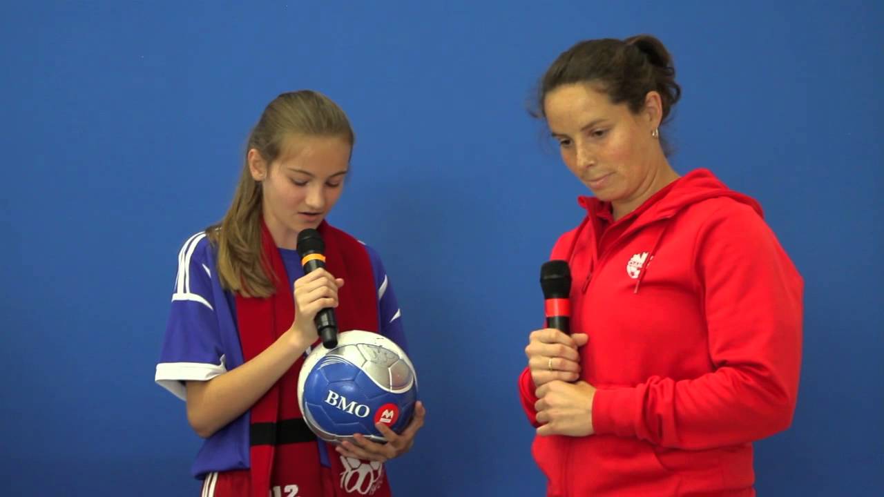 CANWNT x BMO Soccer: Meeting fans at First Canadian Place