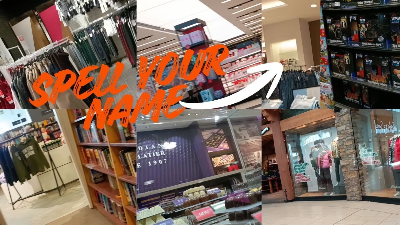 GOING TO STORES THAT SPELLS MY NAME | SHOPPING CHALLENGE