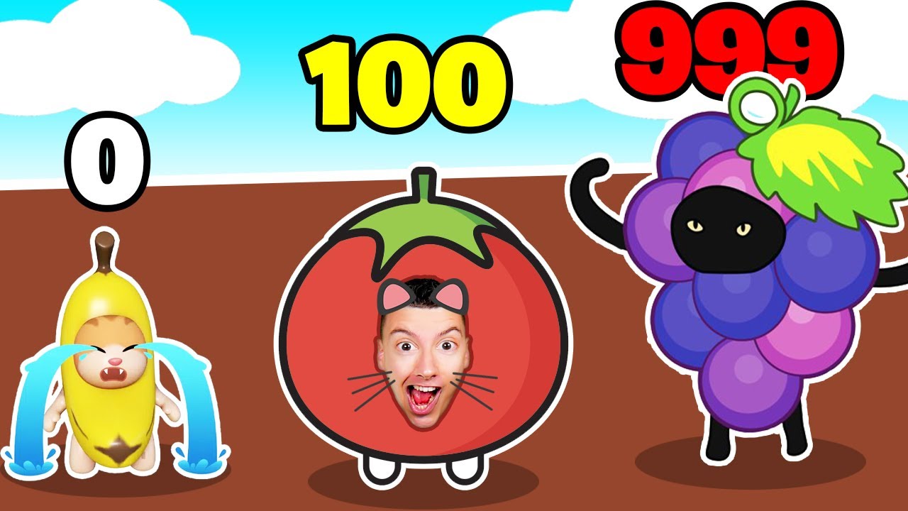 L'ÉVOLUTION DES CHATS BANANES ! (Epic Banana Run: Merge Master)