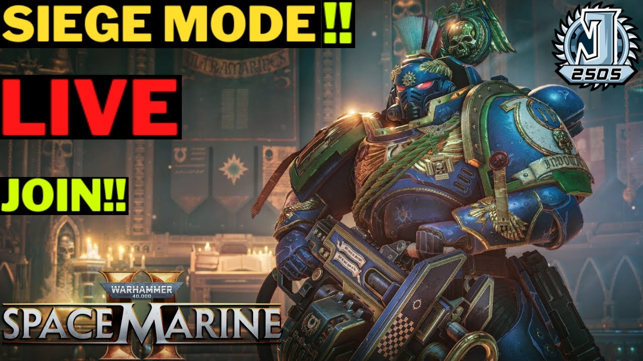 [🔴 LIVE] SIEGE MODE IS HERE! SM2 HORDE MODE NOW LIVE! Space Marine 2!✔️! #warhammer40k #spacemarine2