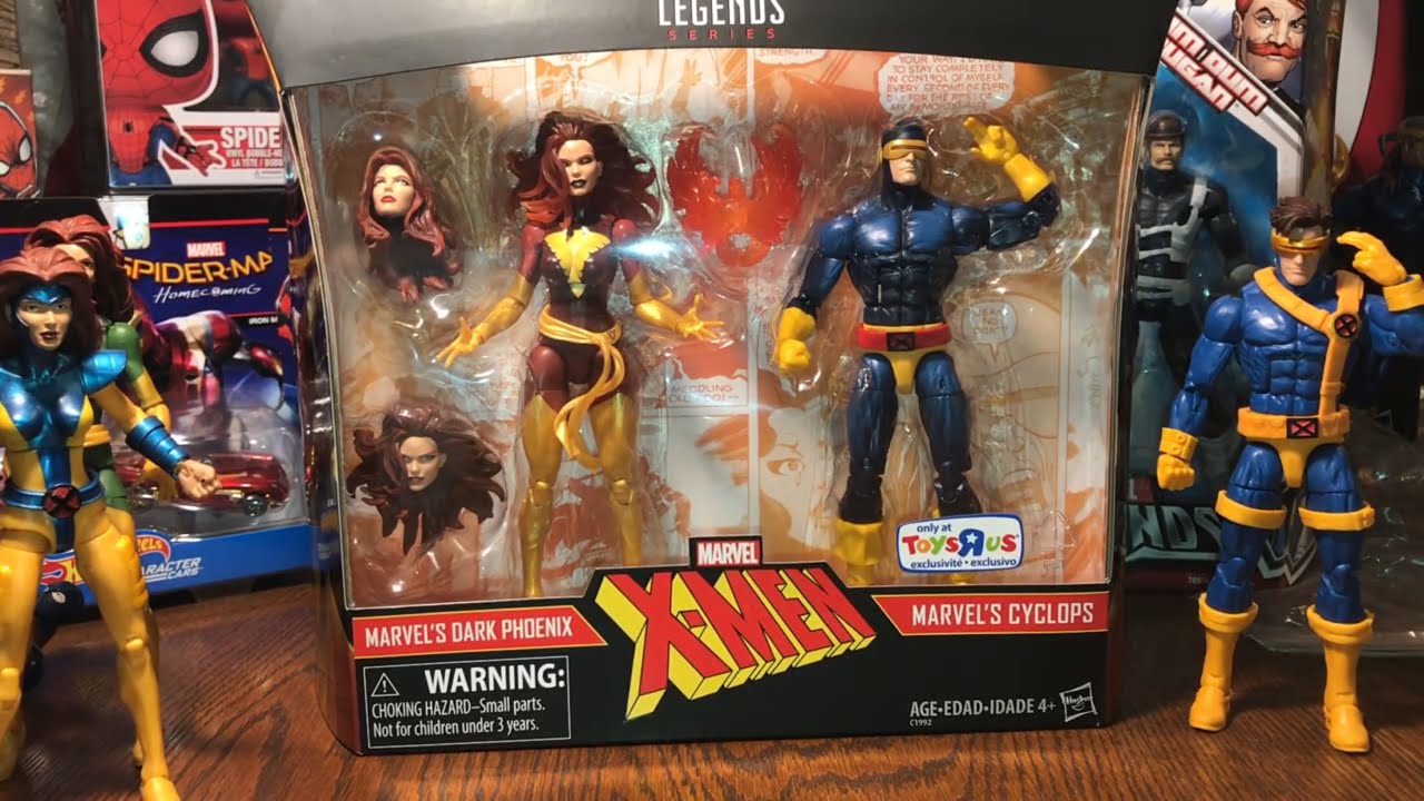 Marvel Legends DARK PHOENIX & CYCLOPS 2 Pack Toys R Us Exclusive Review