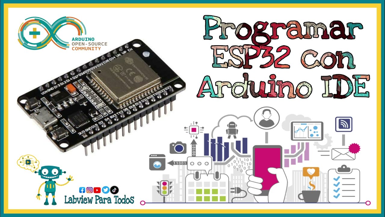 Programar ESP32 con Arduino IDE//Como programar el ESP32 con el IDE de ARDUINO