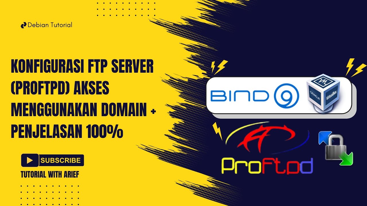 Cara Install FTP Server (ProFTPD) di Debian 10 | Lengkap dan Mudah Dipahami!