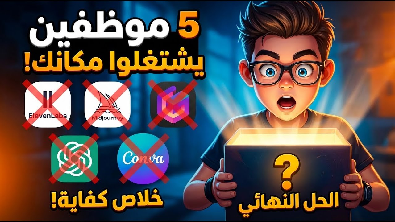 امسح كل أدوات الذكاء الاصطناعي أداة واحدة أفضل من 5 في 1 فيديوهات، بودكاست، تصميم، وعروض باوربوينت