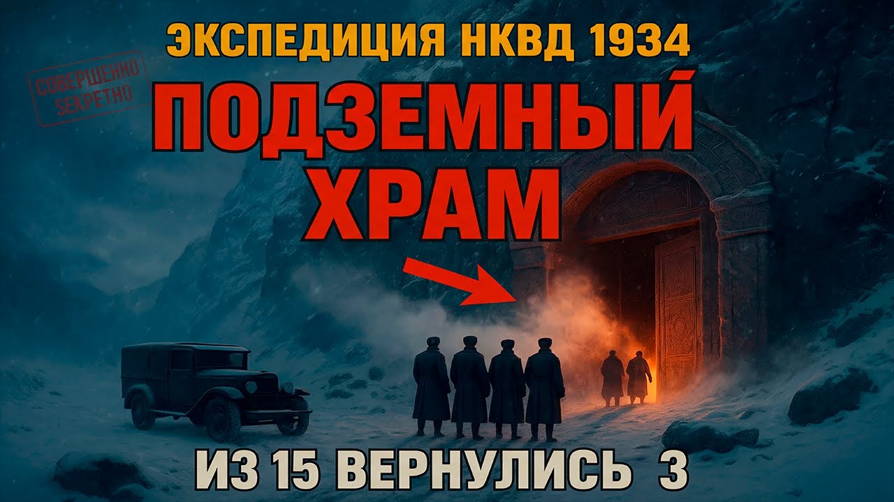Экспедиция НКВД 1934 на Алтай: НАШЛИ Подземный Храм. Из 15 человек ВЕРНУЛИСЬ 3