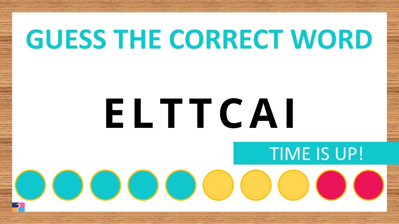 Guess the Correct Word! Unscramble in Record Time! 7 Letters | Agent Quiz