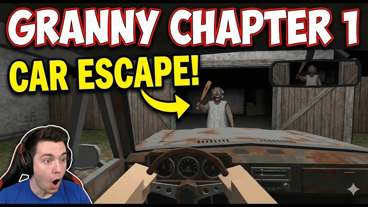 Finally Escape Granny's House with car || Granny Chapter 1