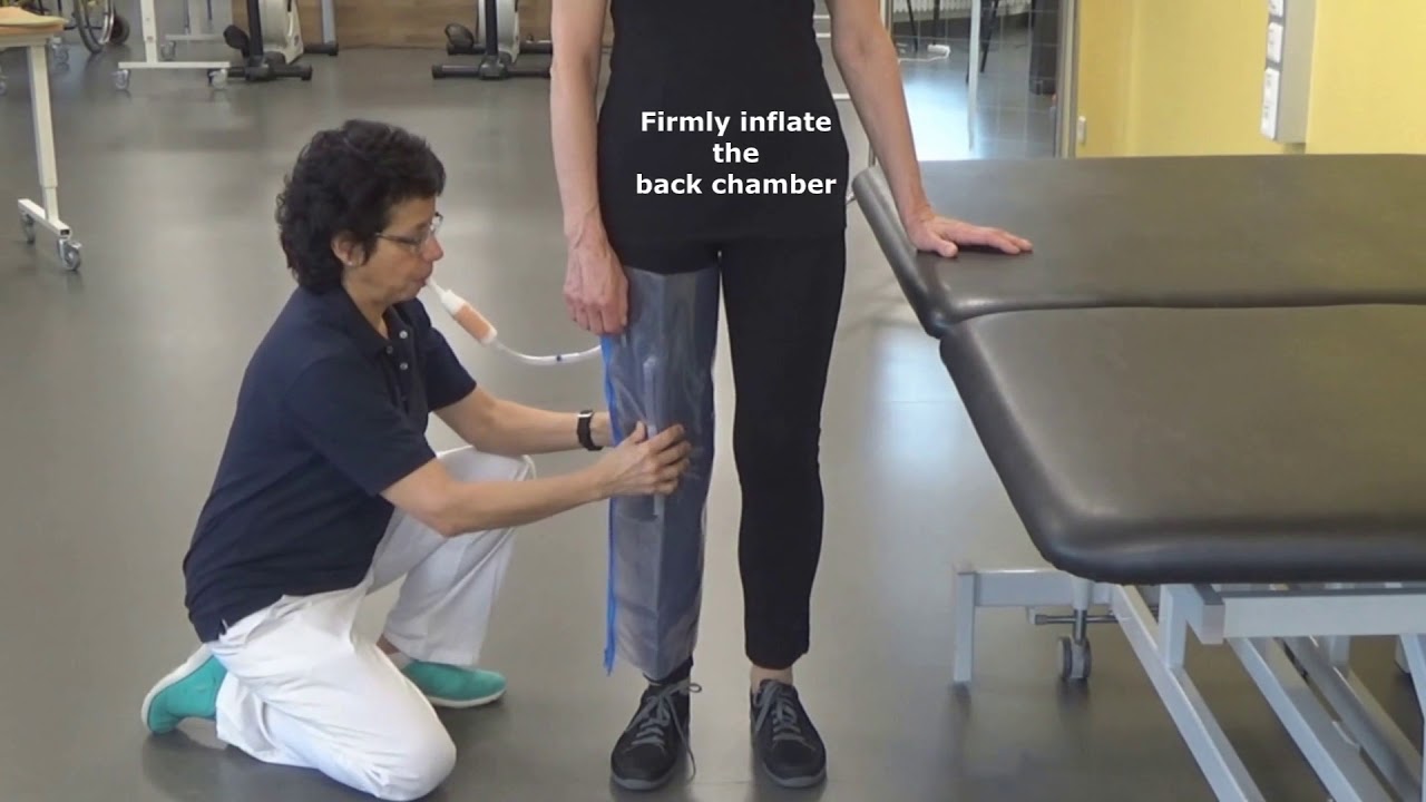 How to apply the Johnstone LEG air splint DC