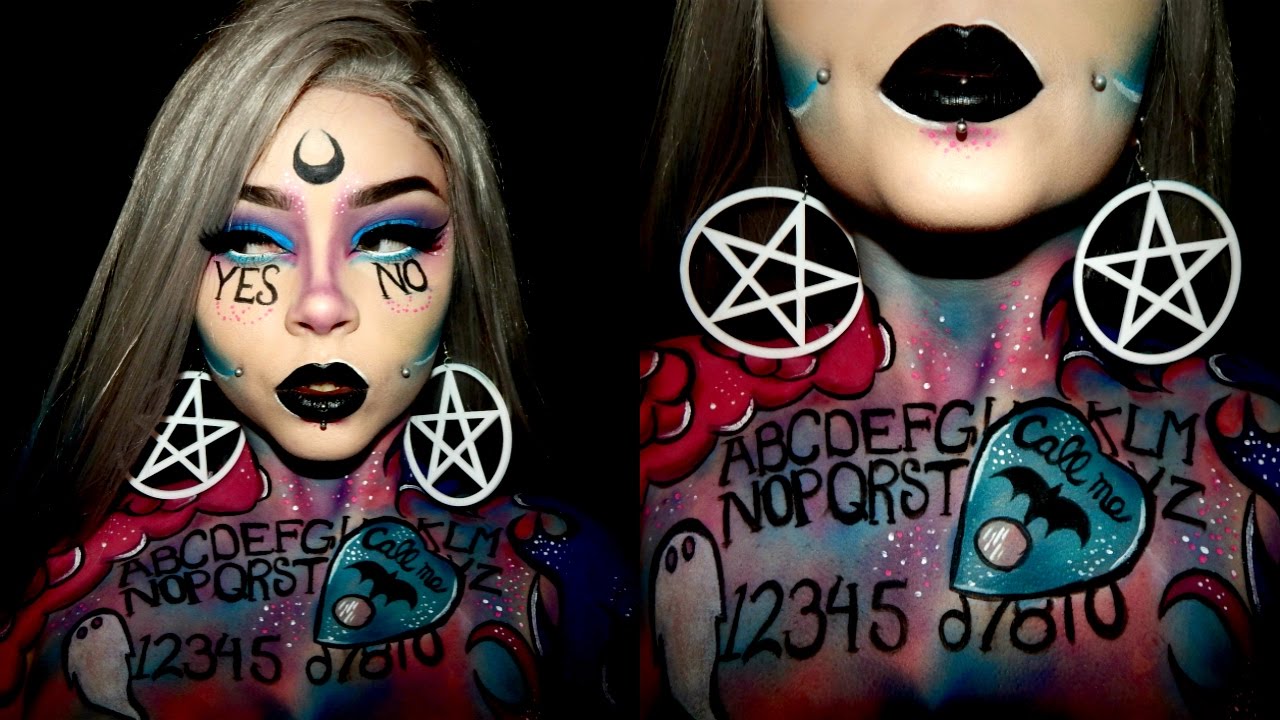 Pastel Goth Ouija Board Makeup | SFX/PAINT