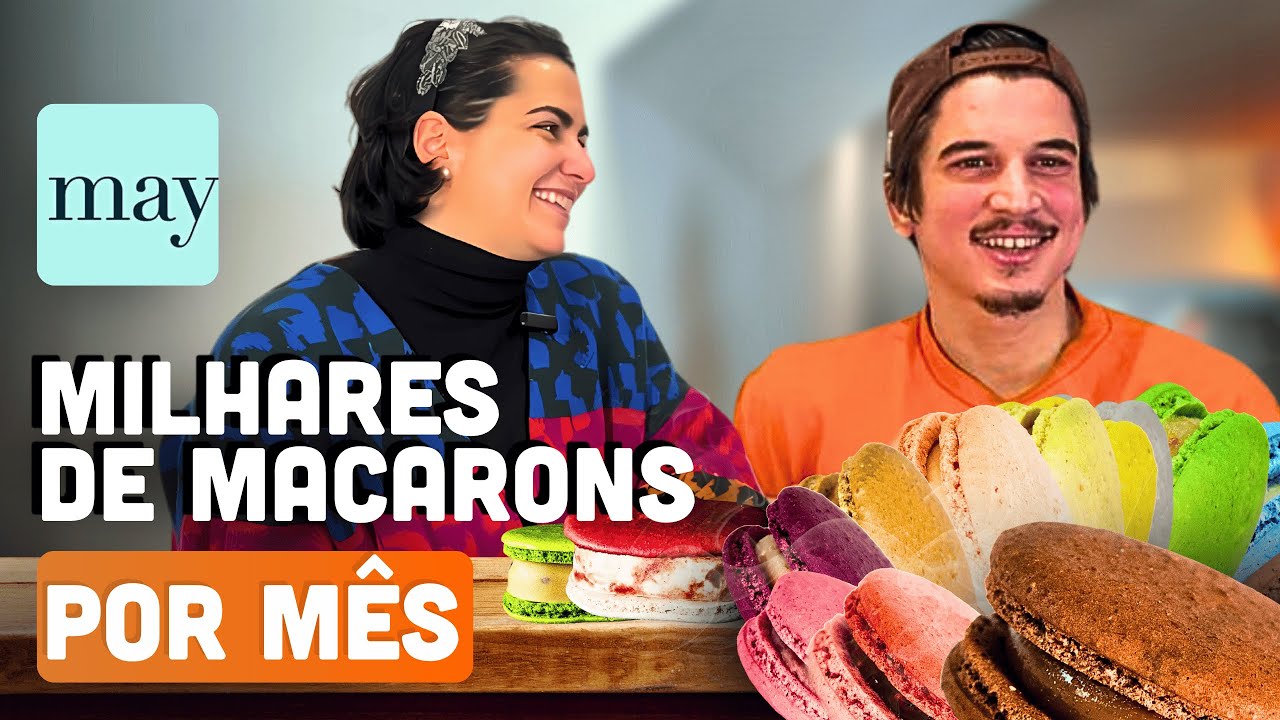 VISITEI A FÁBRICA DE MACARONS DA MAY MACARONS/ ATRÁS DA VITRINE ep6