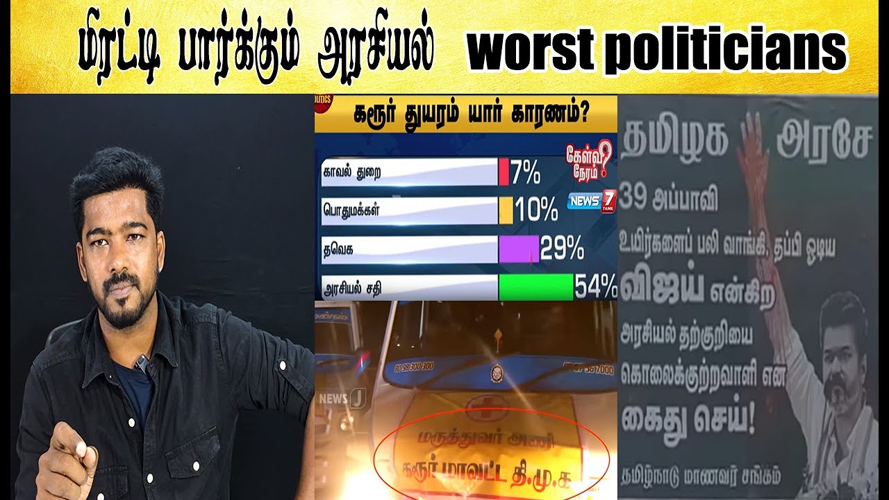 Worst Politicians  🤦  -  Tamil light