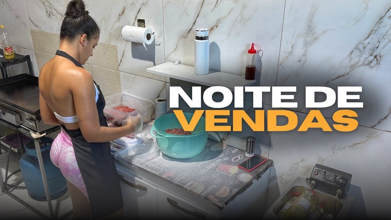 Noite de vendas na minha hamburgueria delivery - Completo