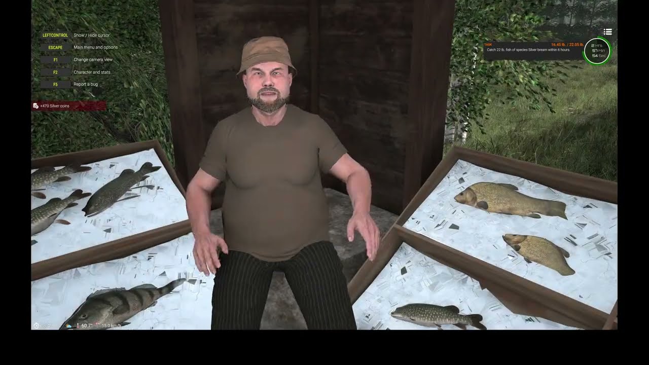 Professional Fishing 2 - Silver Bream Task mission - Part 1 With starter gear!