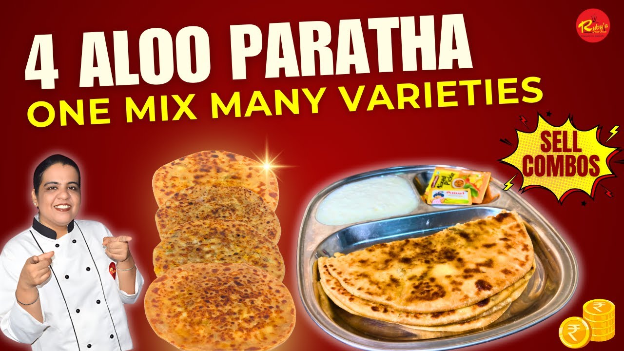 4 Type of Aloo Paratha | Profitable Combos & Costing | Cloud Kitchen & Tiffin Business Ideas