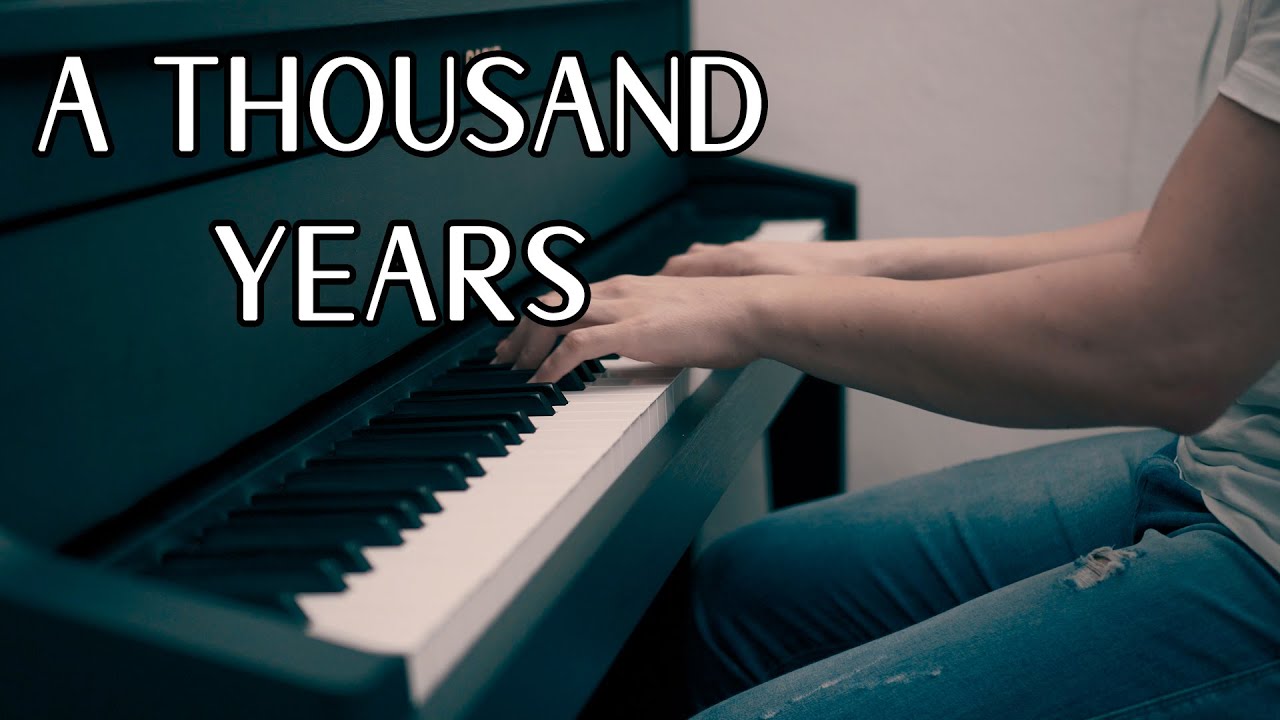 A Thousand Years - Christina Perri | Piano e Teclado Cover PiaNostalgia