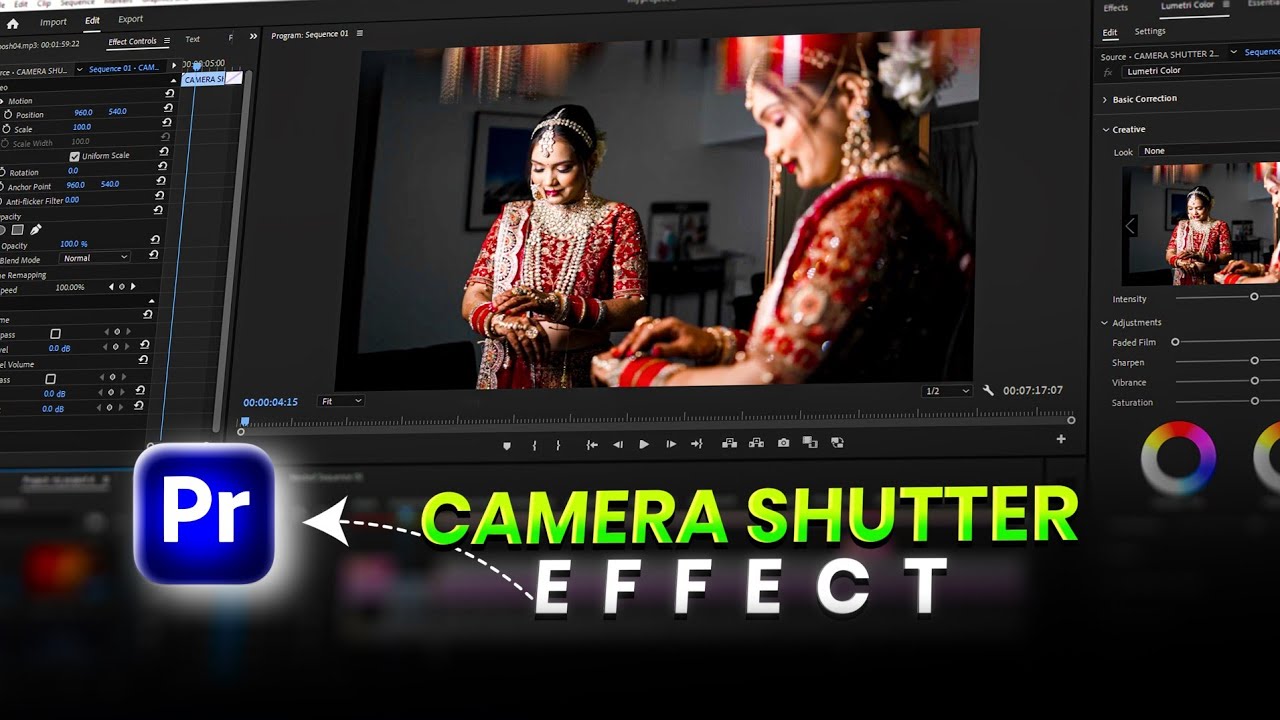 How to Create a Camera Shutter Effect in Premiere Pro