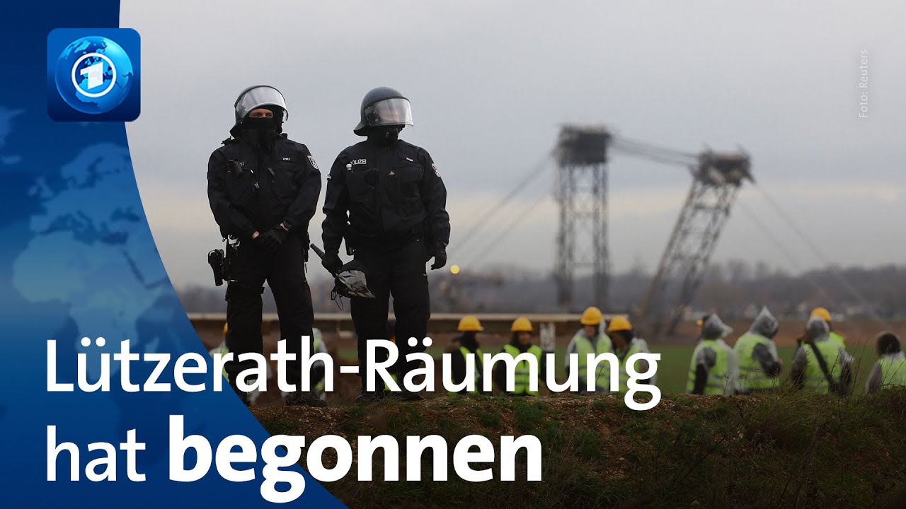 Die R&auml;umung von L&uuml;tzerath hat begonnen