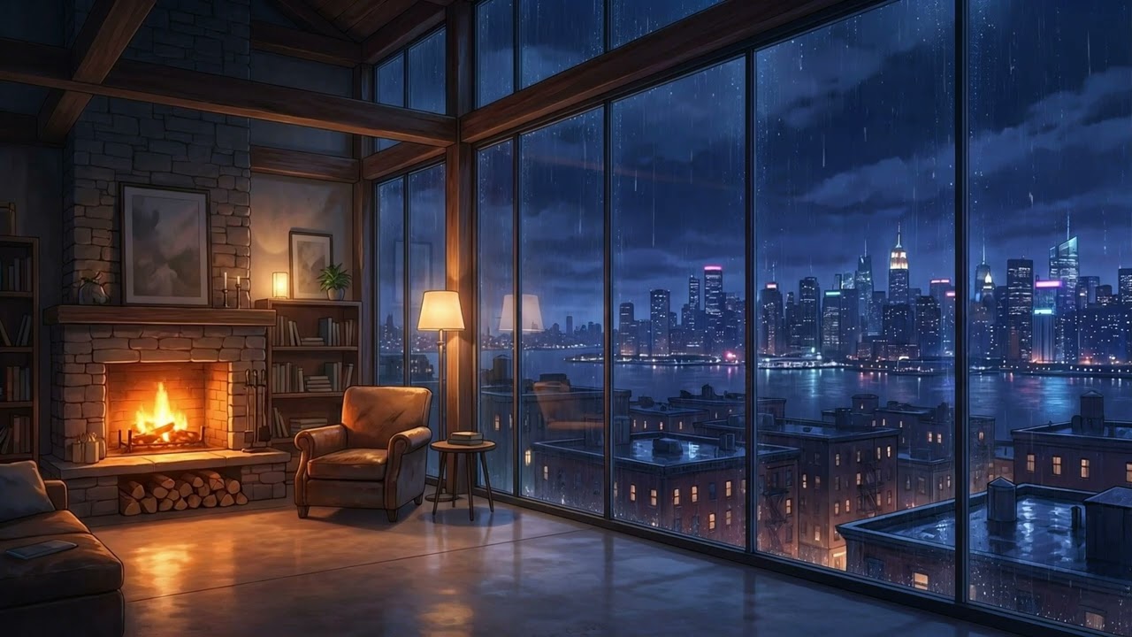 Rainy Night in the City | Slow Jazz to Study/Relax to