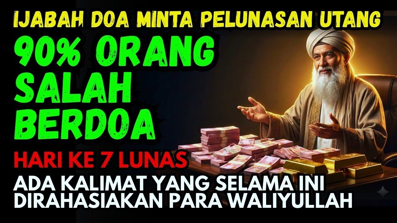 90% Orang Salah Berdoa! Inilah Cara Benar Meminta Pelunasan Hutang Agar Langsung Diijabah!