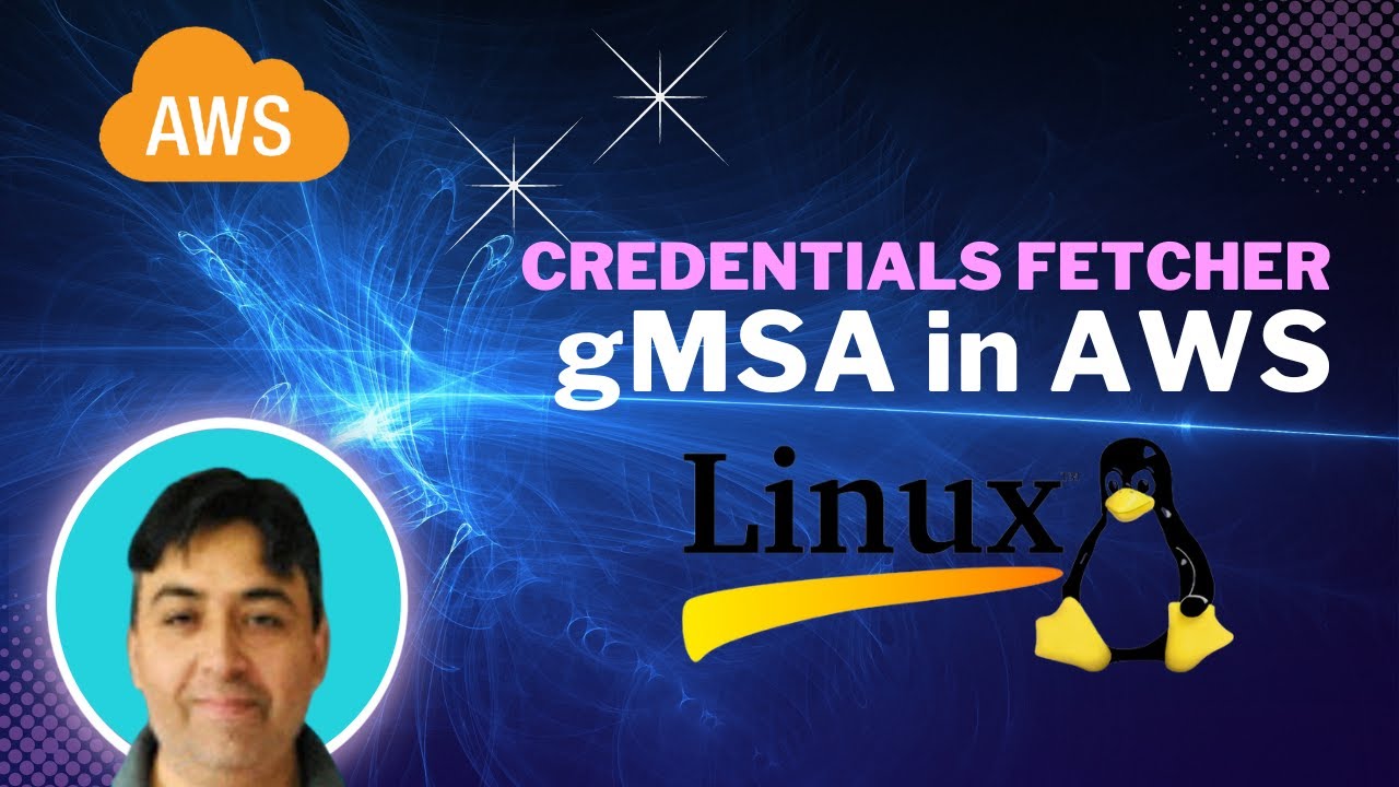 Credentials fetcher for gMSA in AWS Linux 2023