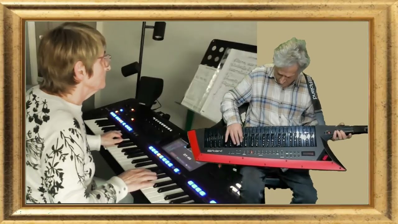 Berlinda's Compositie * lost in a dream * Maurice met zijn Keytar