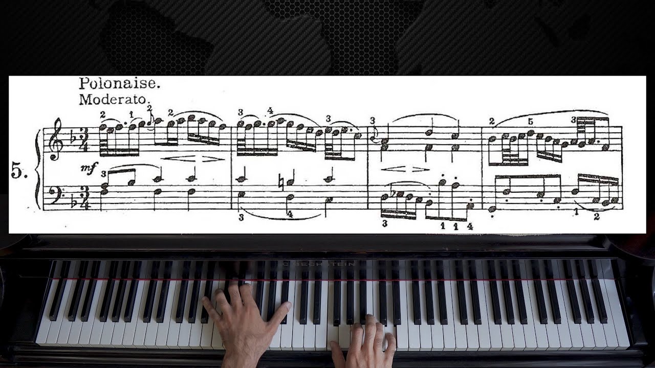Bach - Polonaise in F Major, BWV Anh. 117a | Piano Tutorial