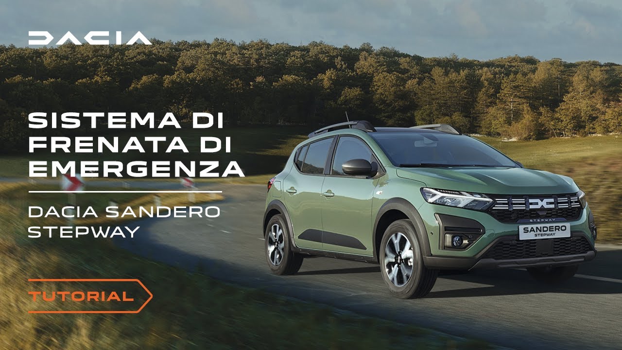 Dacia Sandero Stepway 2023: come usare il sistema di frenata d’emergenza