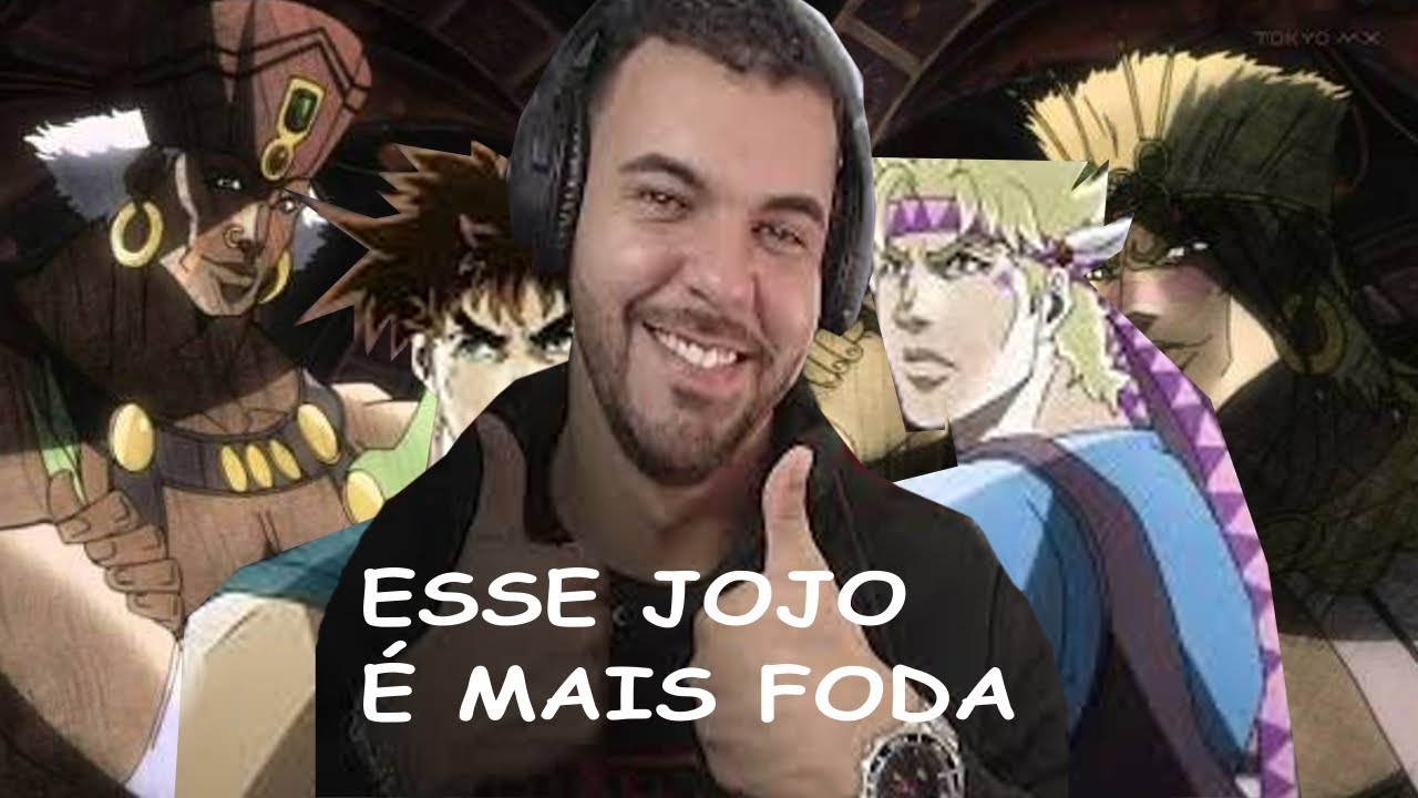 MEIA HORA DE RENAN REAGINDO A JOJO'S BIZARRE ADVENTURE PART 2 