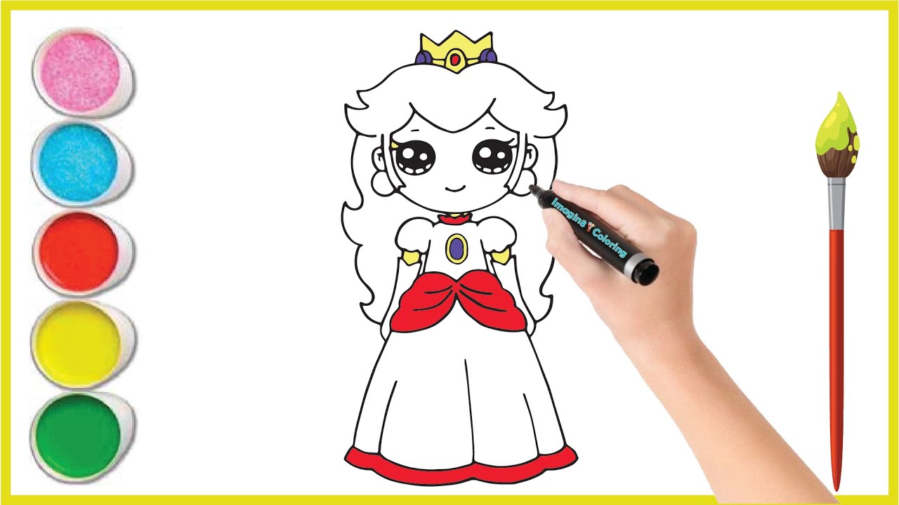 Draw the CUTEST Doll EVER Today! How To Draw & Color for Kids #imagin8coloring #coloring #drawing