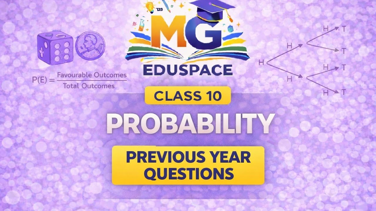 📘 Probability – Previous Year Questions (PYQ) | Class 10 Maths