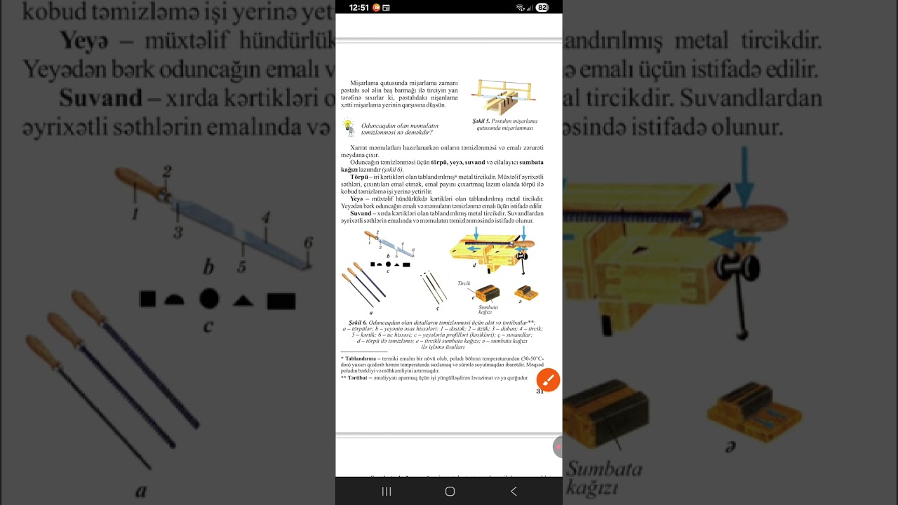 Texnogiya 5 sinif 10 və 11-ci movzularin izahi. K. Çinarə-0509739149