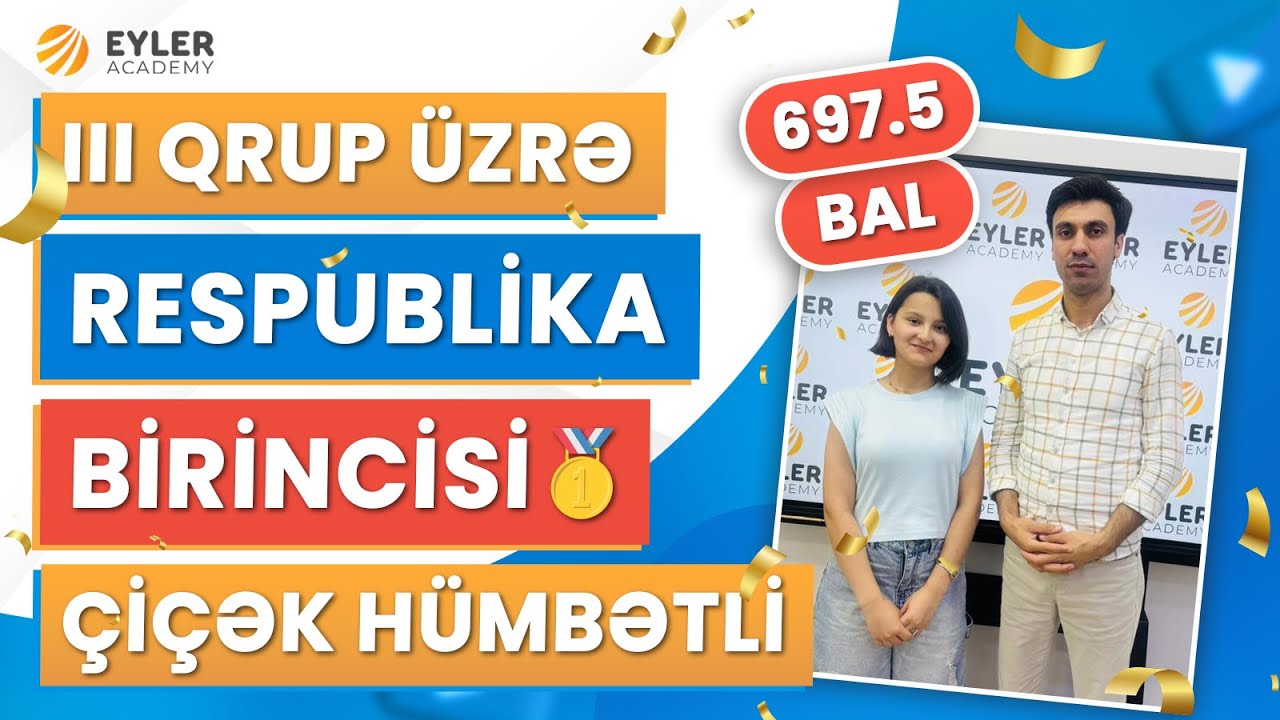 ✅❗️🥇III QRUP ÜZRƏ RESPUBLİKA BİRİNCİSİ ÇİÇƏK HÜMBƏTLİ