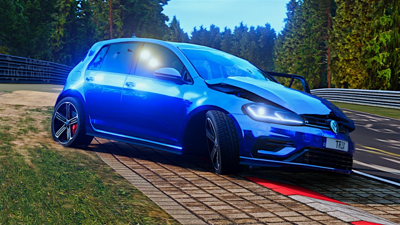 Nürburgring Crash Compilation Part 1 - BeamNG.Drive Edition