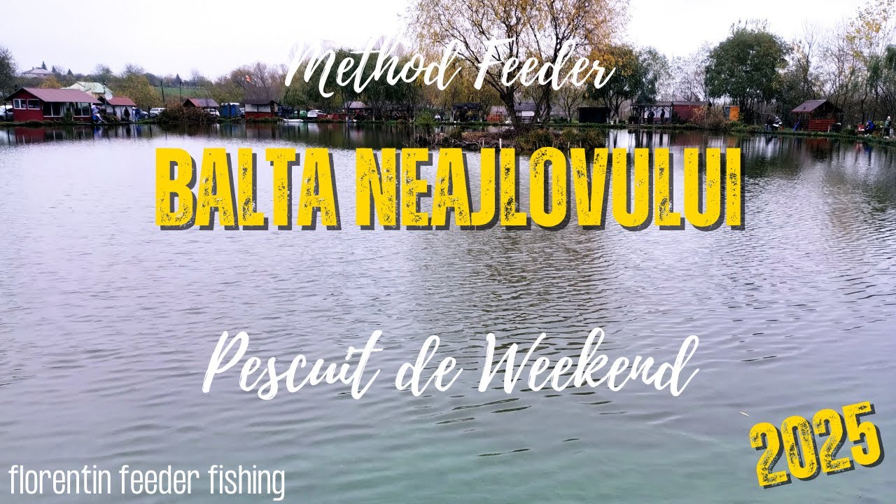Ultima partida de pescuit pe 2025 🎣Pescuit de Weekend🐟 Method Feeder - Balta Neajlovului